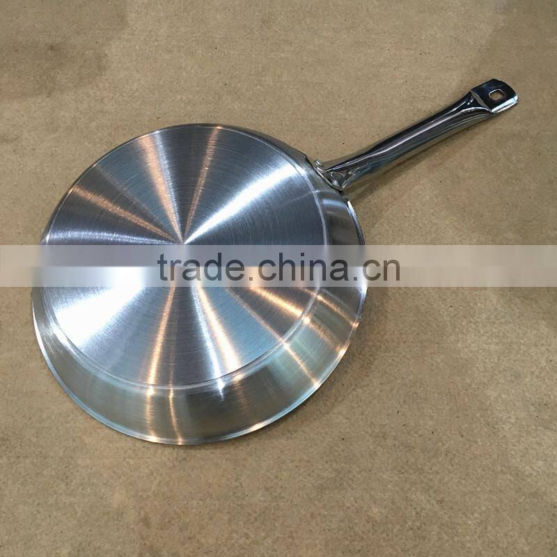 stamped fry pans tainless steel pots frying pan top products hot selling