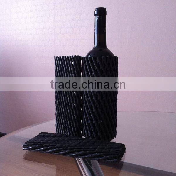 PE foam sleeve net for wine bottle/wine bottle protector