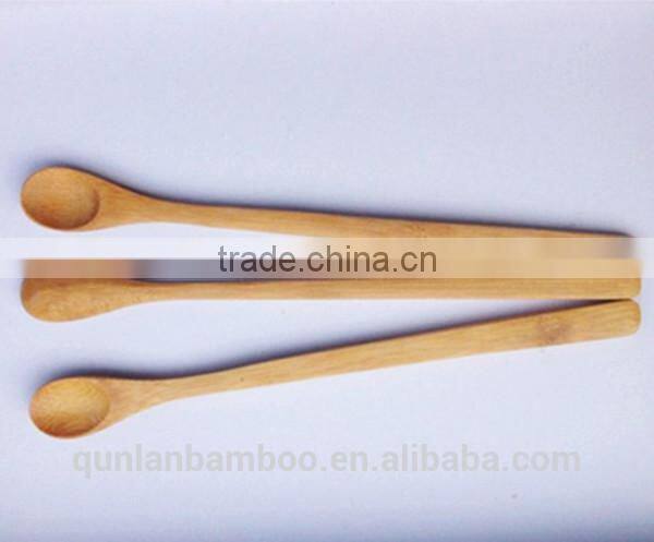 Mini Bamboo Engraved Popsicle Spoon