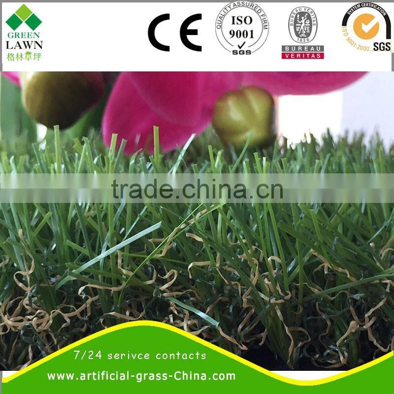China manufacturing artificial grass for landscaping decoration