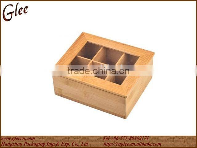Natural Moistureproof Bamboo Tea Box for Sale