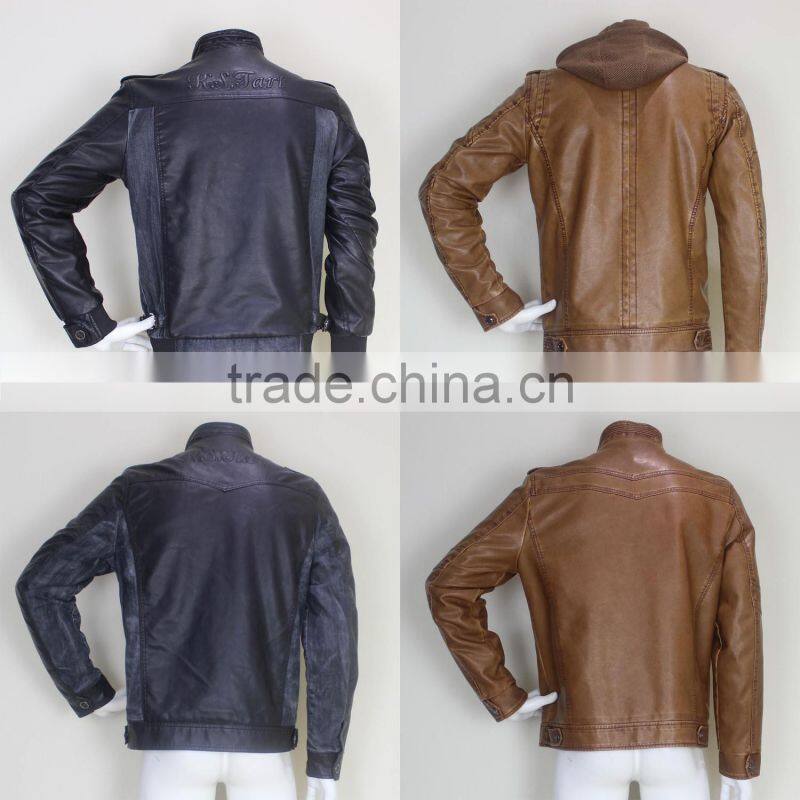 Custom PU Leather Motorcycle Jackets