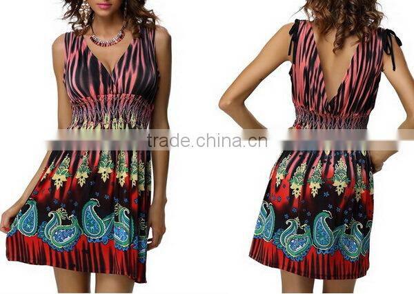 fashionable guangzhou factory price dress quality party wholesale turkey backless dress
