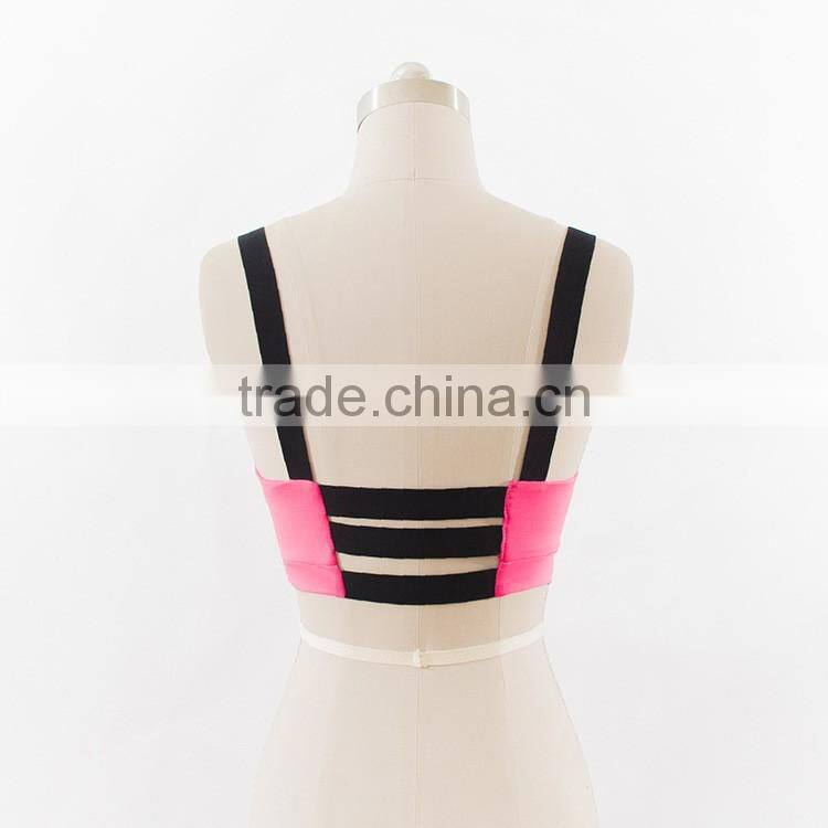 2016 new summer hot style backless sport tank top vest