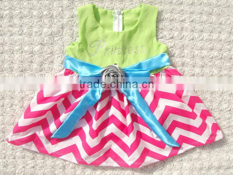 2014 summer new design fashion baby pricess dress Bella Petti baby dress for sissy