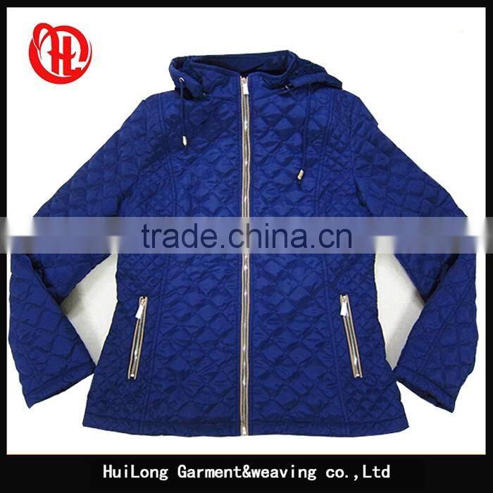 High quality fur lined warm coat women winter jacket