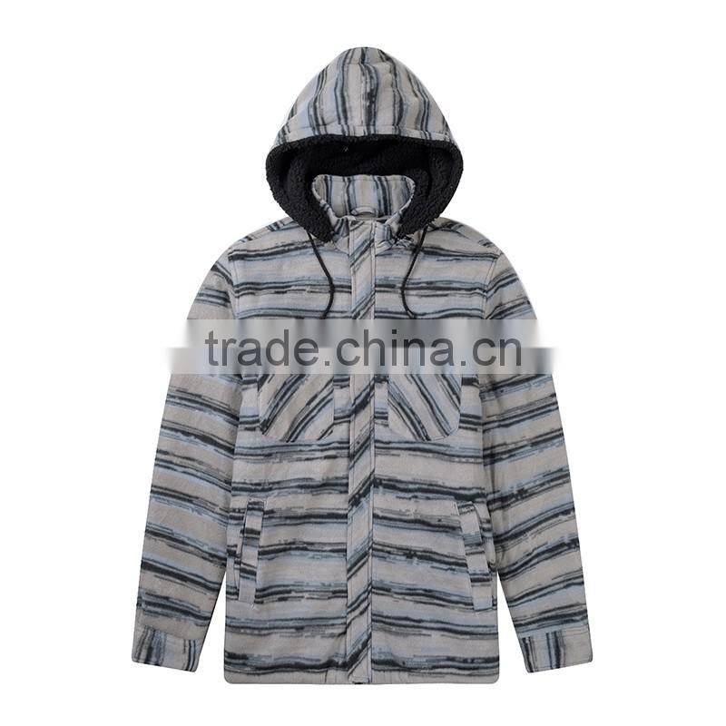 Winter fashion children clothing outdoor windproof sherpa lined child jacket