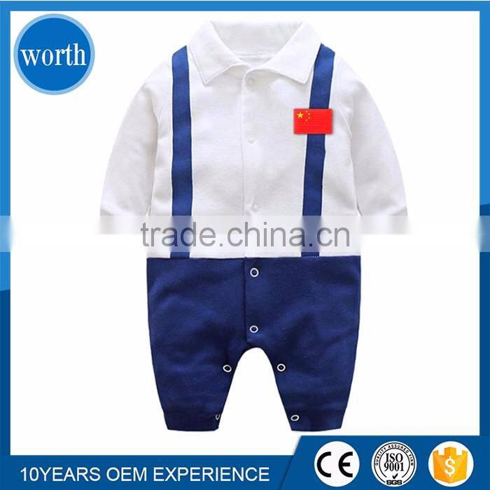 (High Quality) 2017 newborn baby clothes 100 cotton bulk manufacturing in China