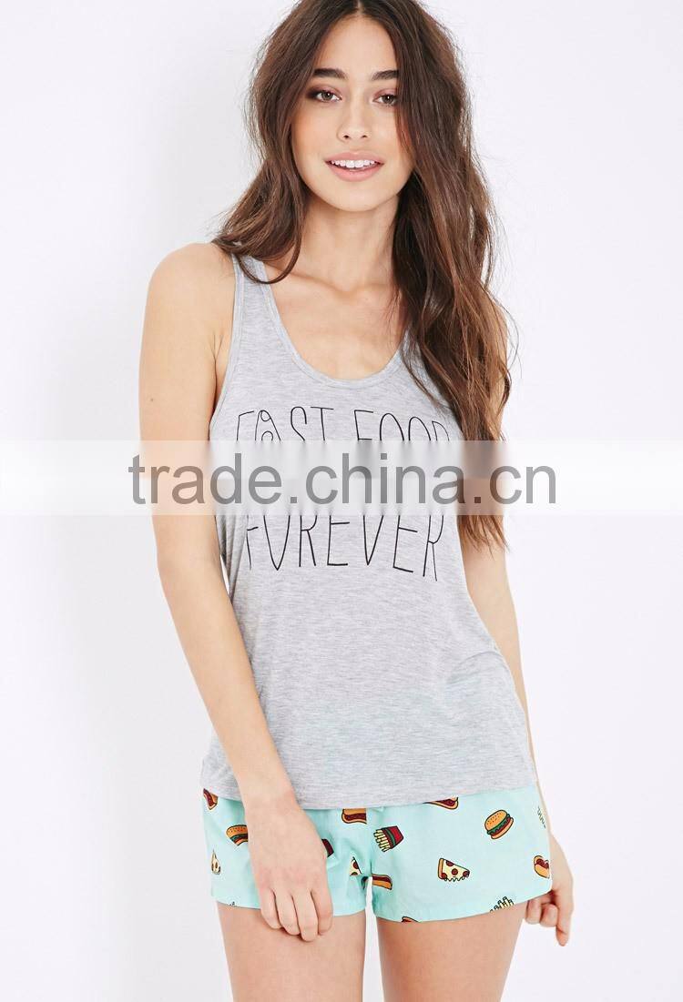 2016 fashion cheap cute homewear women sleepwear