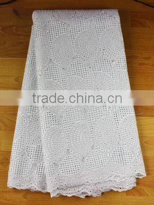 eyelet big heavy african cotton lace embroidery lace SL0303