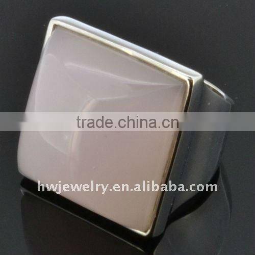 Big Stone Silver Ring Thing