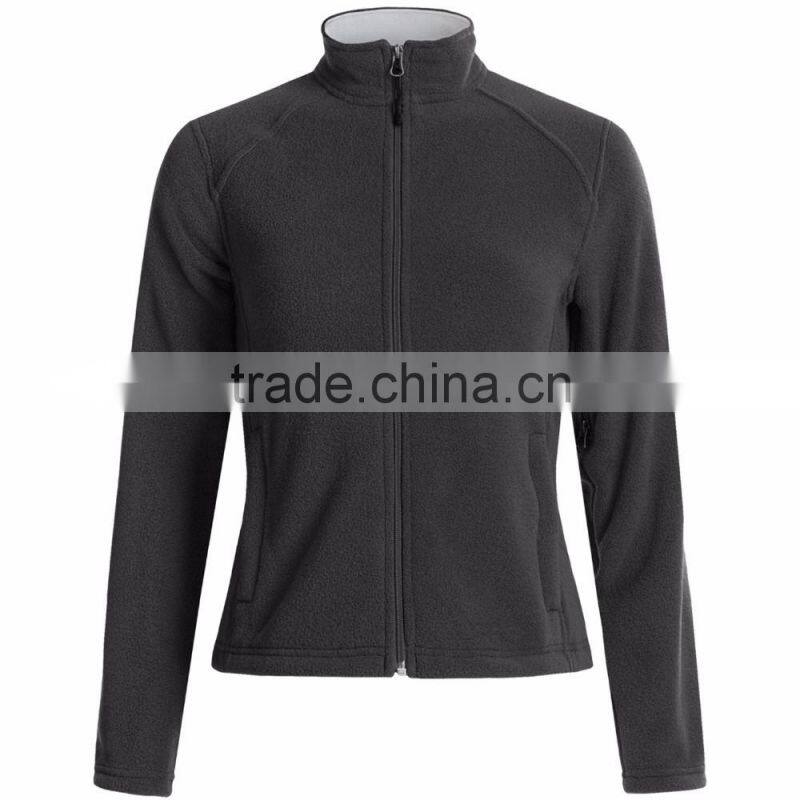 Cheap custom women polar fleece jacket, outdoor sports warm soft shell jacket wholesale OEM