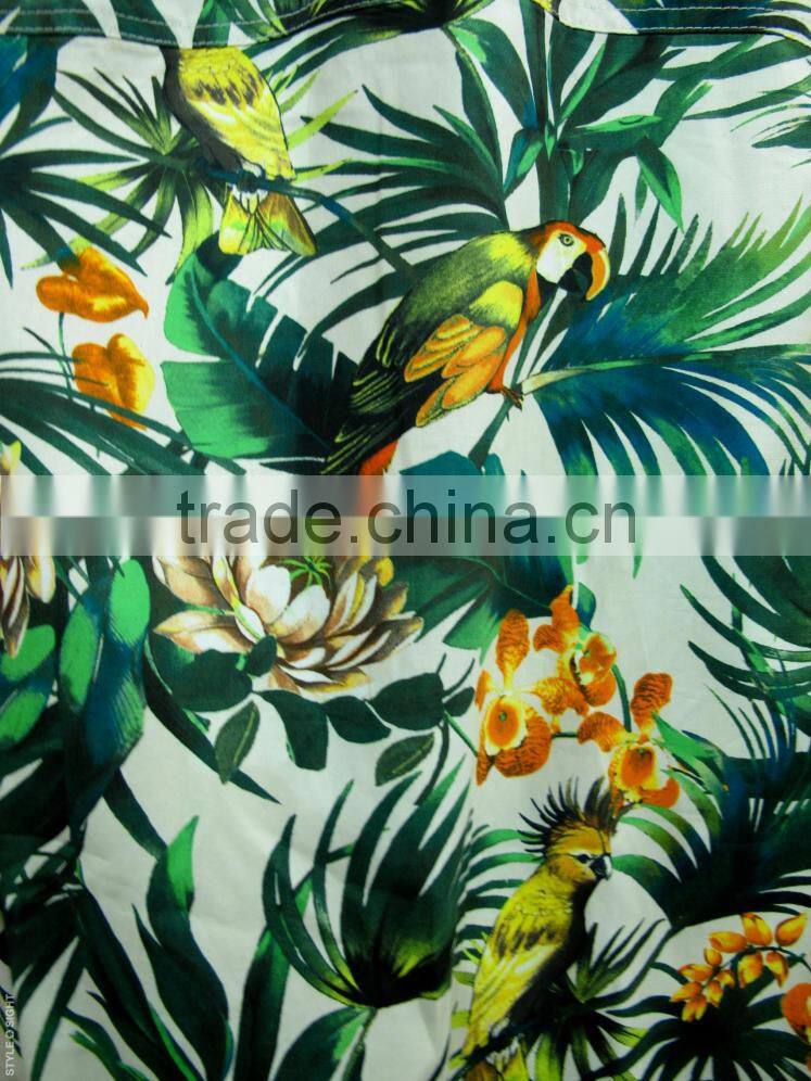 MENS PRINTED HAWAIIAN SHIRT v47
