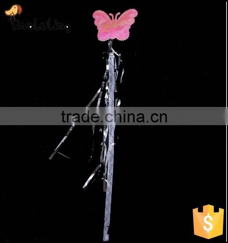 Fancy Girls Party Decorations Kids Butterfly Fairy Wing Red Nylon Butterfly Wings Sets