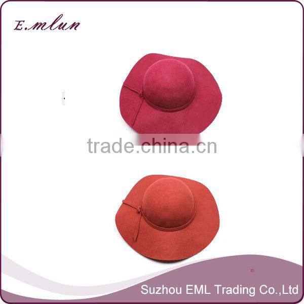 wholesale fashion wool felt fedora hat /custom hats/ladies felt hats