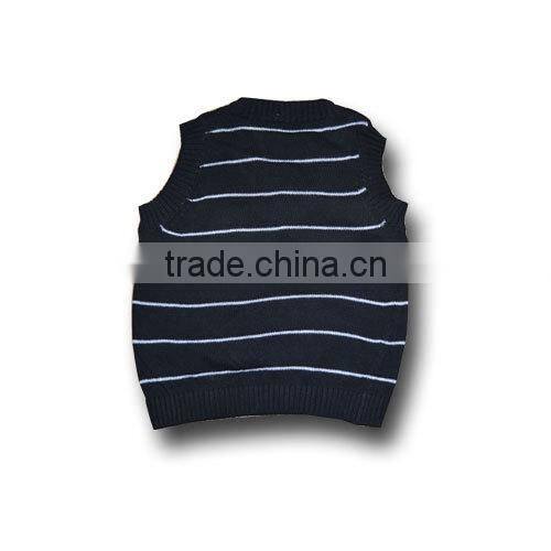 knitting patterns children sleeveless sweater