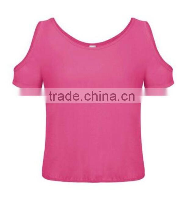 Custom good quality fashion t shirts for girls