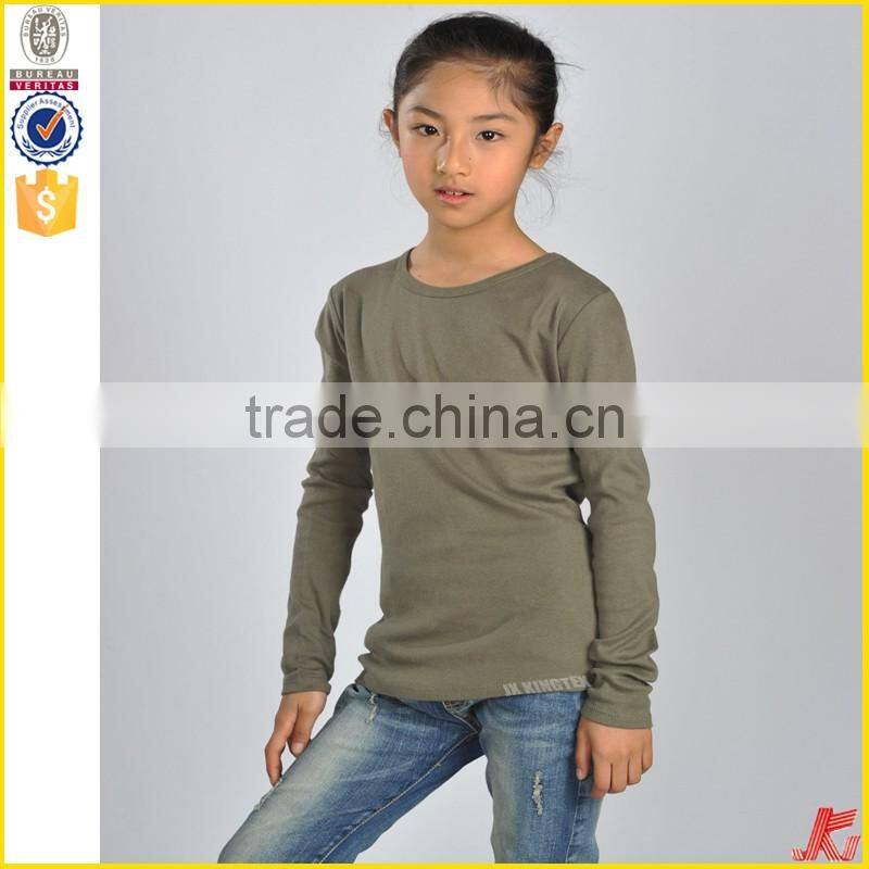 best-Selling China factory custom kids girls t shirt