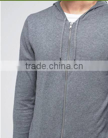 zipper hoodie 2016 hot sale plain dyed sweater