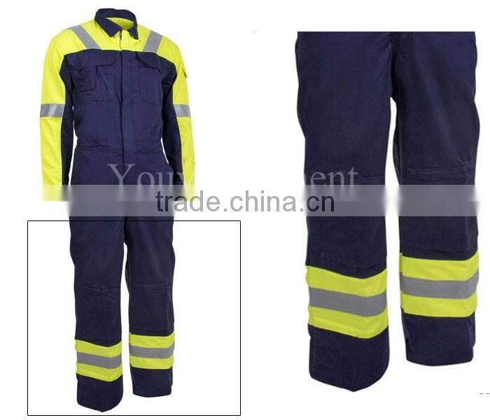 two-tone 50mm reflective tape T/C 290gsm FR coverall
