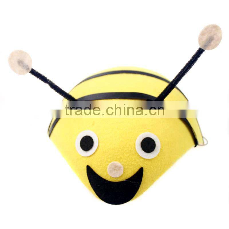 Disney authorized professional export Cheap felt pressure type hat Animal bee hat-pressure