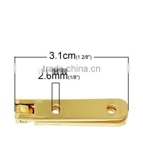 Gold Plated Copper Door Butt Hinges (rotated from 0 degrees to 100 degrees) 31mmx6mm