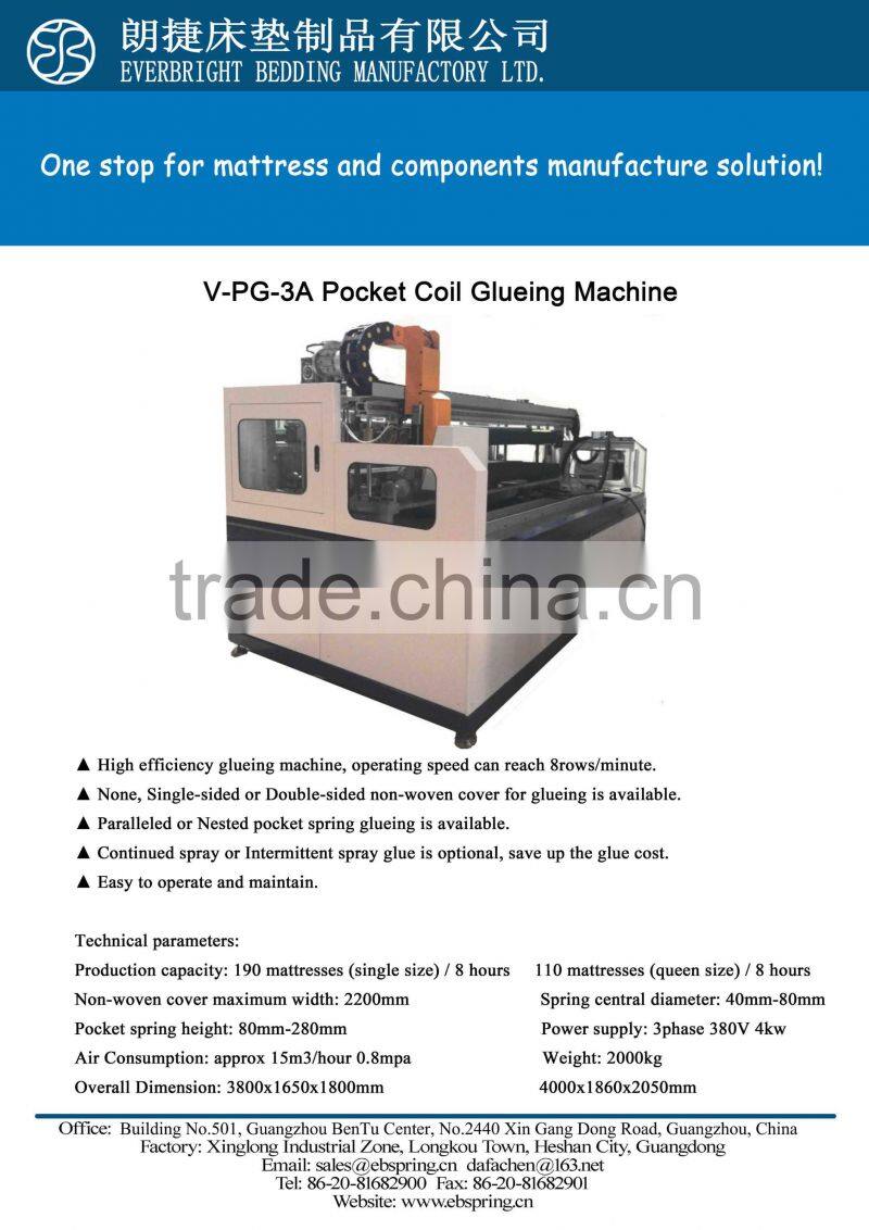 CNC Digital Full Automatic Mattress Spring Making Machine / pocket spring making machine