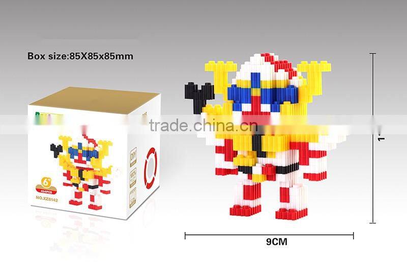 Hot Sale 3D Cartoon Figure Mode Mini Diamond Building Blocks Toys for Childrens Intelligence Development