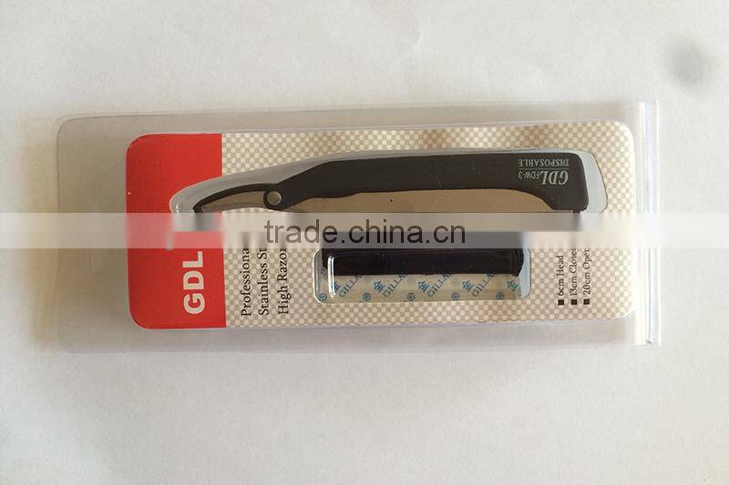 "GOLDOLLAR FDW-8" Disposable razor blade stainless steel razor barber razor straight razor
