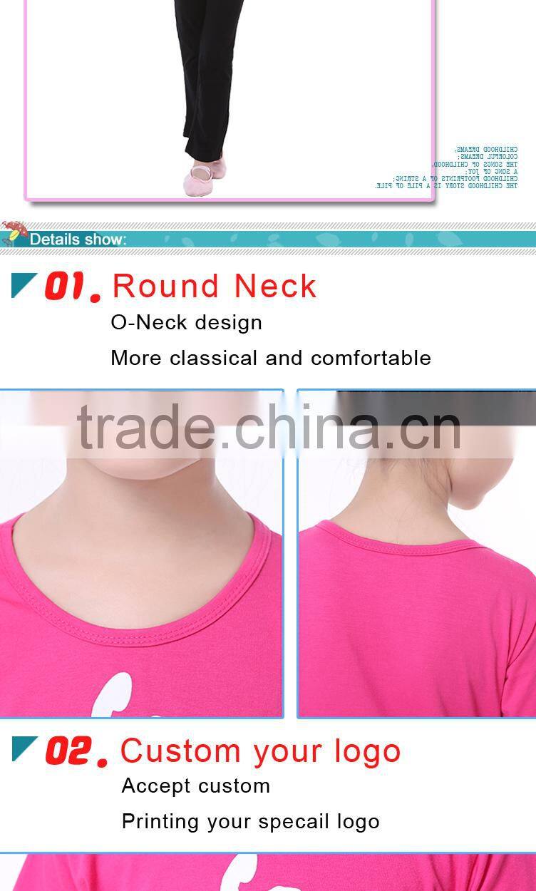 Girls Kids Outdoor Sportwear Custom Sports Tracksuits Dance Training Wear