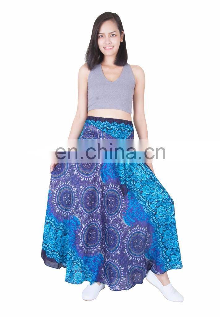 Lofbaz Bohemian Women's Long Skirt Hippie Style One Size Fits for All