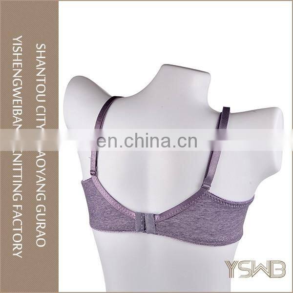 Wholesale factory price nursing cotton custom bra sizes