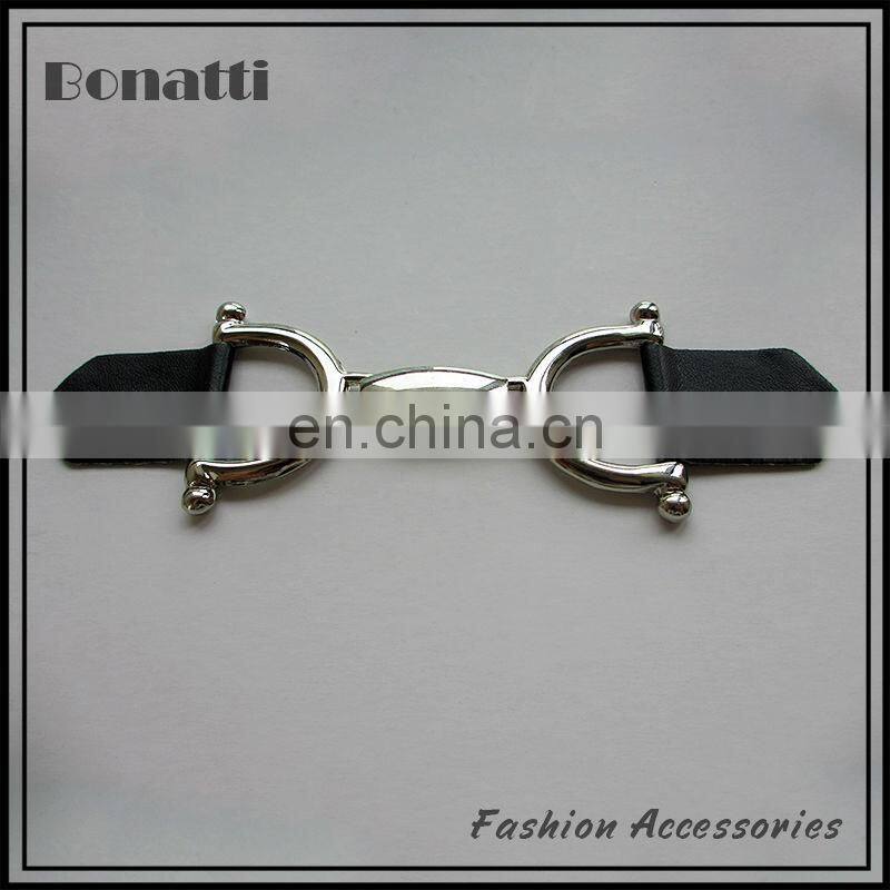 PU leather horn toggle button