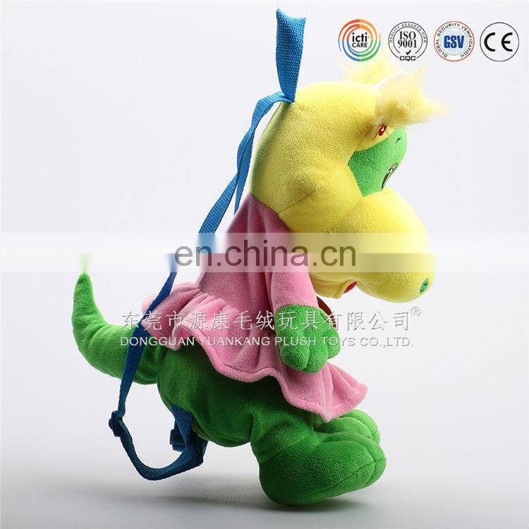 Funny kids favorite plush school bag toy & backpack for school