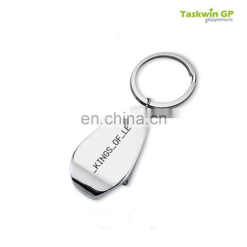 Zinc Alloy Silver Plating Metal Keychain ,keying
