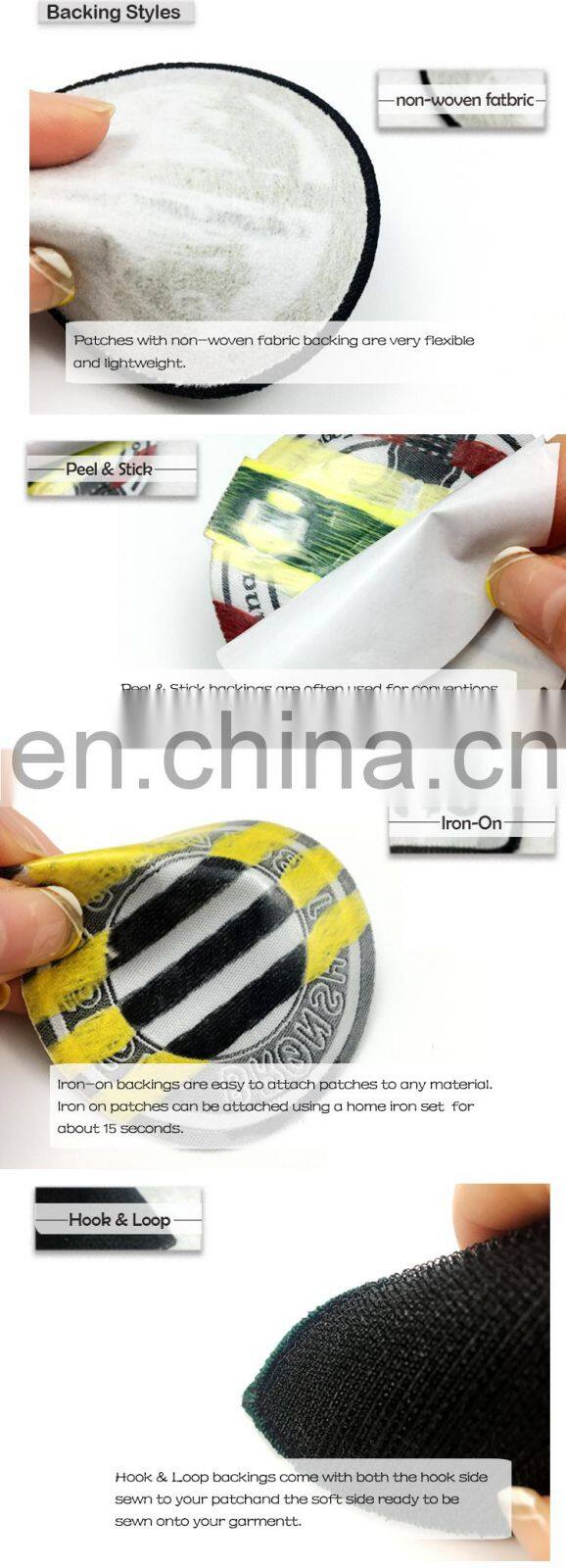High quality woven badge / patch factory price