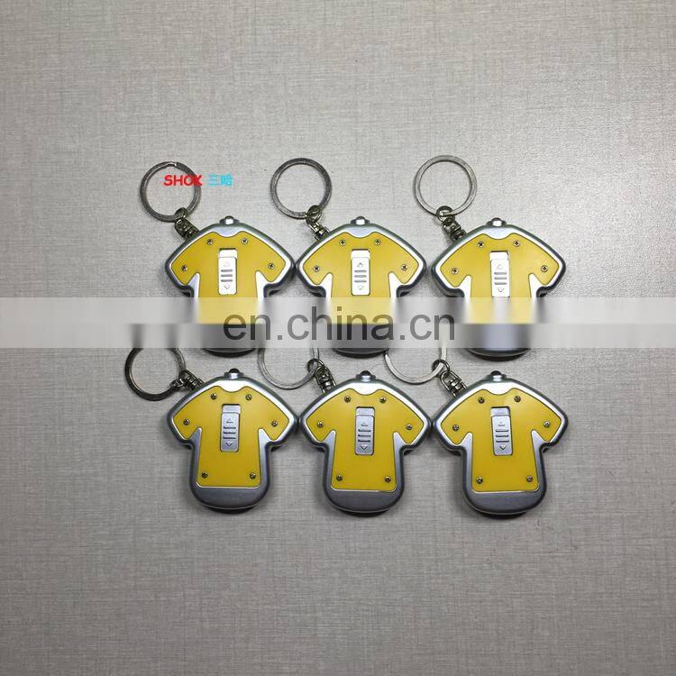 2017 NEW product LED fashion T-skirt shape Keychain