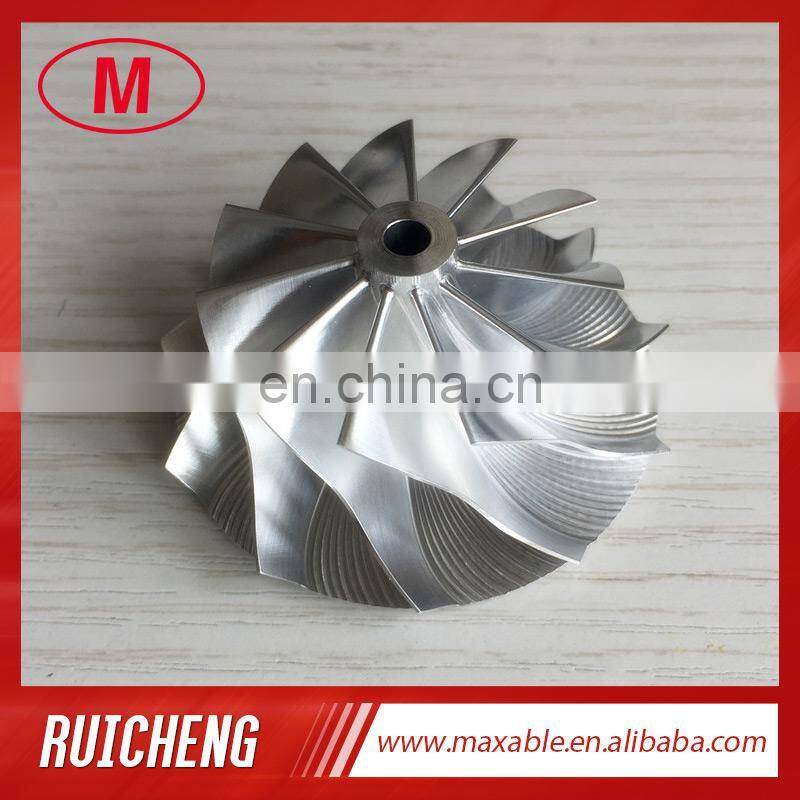 K04 43.03/56.08mm 5306-123-2007 11+0 blades performance milling/aluminum 2618/Billet compressor wheel