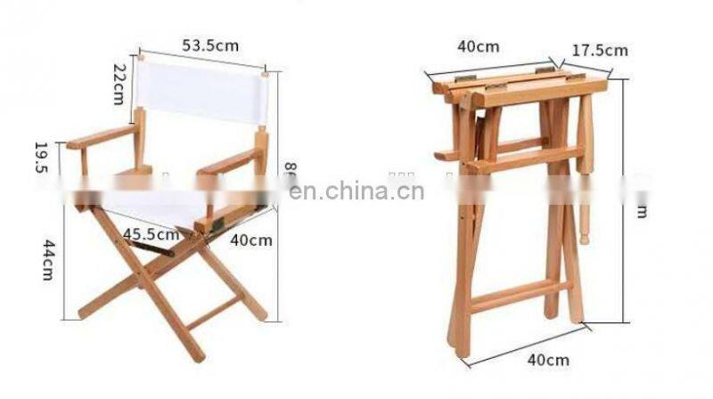 DOWIN Comfortable Design Customized Wooden Director Chair