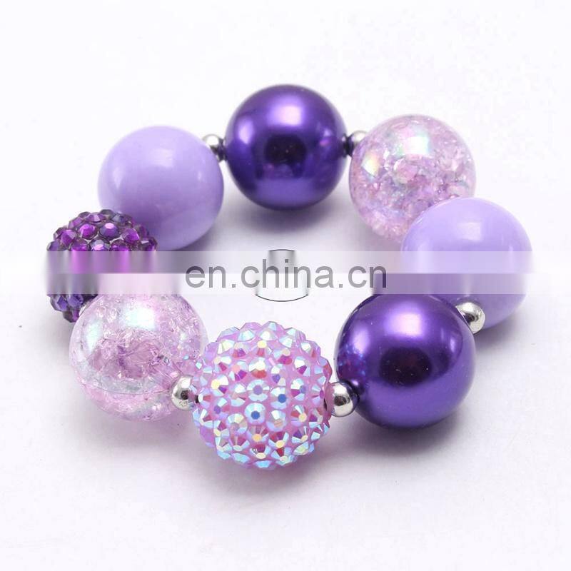 Girl Chunky Bracelet Kids boutique bracelet Halloween Christmas birthday gift 7styles