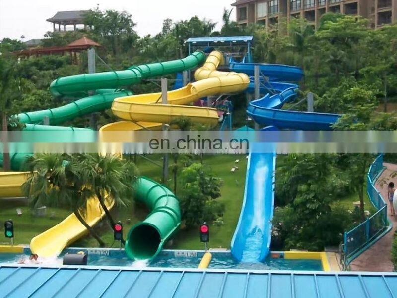 Professional Manufacturer for Smooth Fiberglass Skin Raft Screw Water Slide Swimming Pool Slide