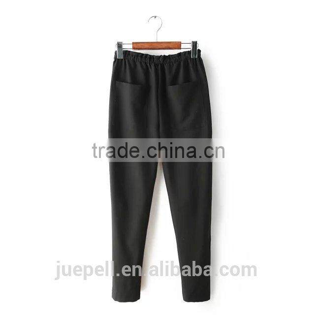 OEM women clothing 2015 new arrival grey ladies harem Pants