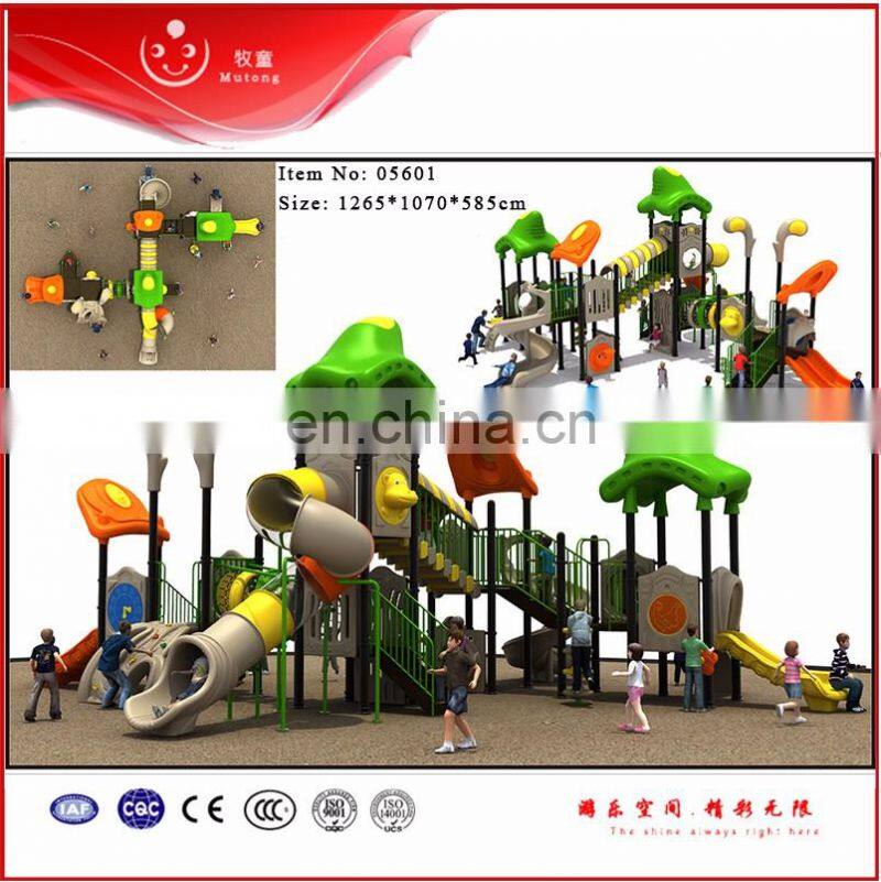 Amusement Park Equipment Kids Play Area Used Outdoor Playground Plastic Slide for Sale