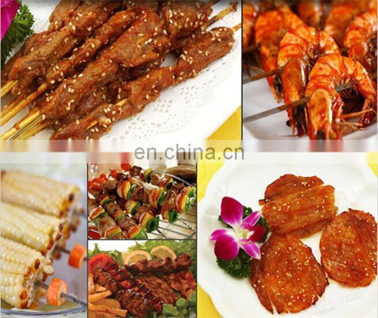 Commercial Electric Stainless Steel BBQ Grill smokeless and high efficiency fast food chicken steak meat oven