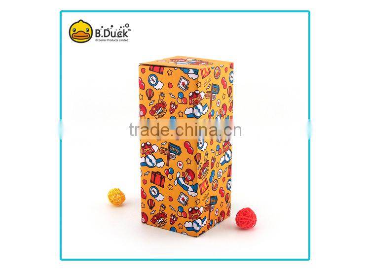 B.Duck novelty plastic pp material big straw bottle for promotional gifts