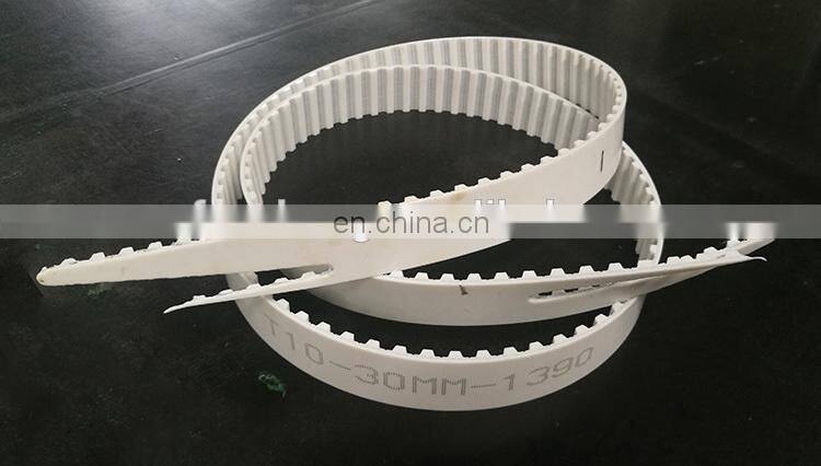 PU material white color timing belt