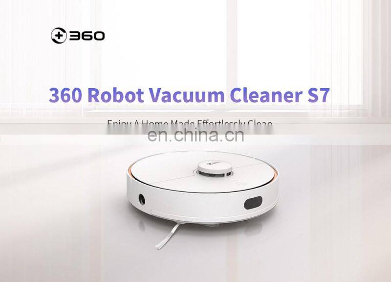 360 S7 Laser Navigation Slam Route Planning 2000Pa Large Suction Ultra-quiet Map Memory Sweeping Floor Mopping Robot