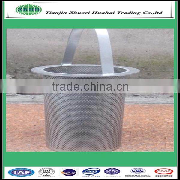 Flange - mounted filter type and stainless steel customized filter basket