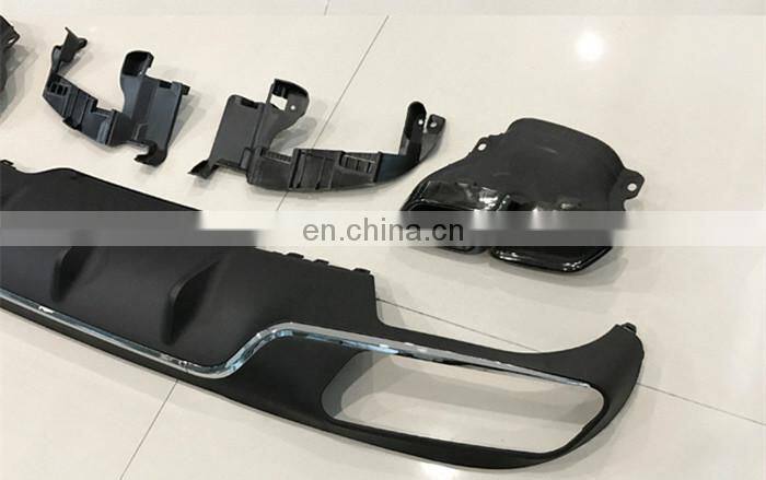 new style E-class w 213 body kitfor W213 E63 auto body kit diffuser with muffler tips E63 auto parts 2017 2016