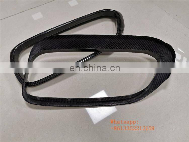 M5 F90 dry carbon fiber material grille cover fit for F90 front bumper replace grille